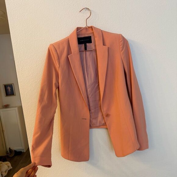 BCBG MAX AZRIA PEACH long sleeve blazer XXS - Picture 8 of 8